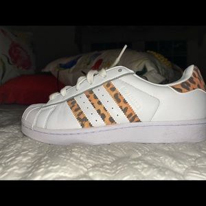 Adidas all star cheetah print shoes